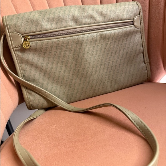 Jaclyn Smith Clutch Crossbody Beige Vintage Purse - Picture 4 of 4